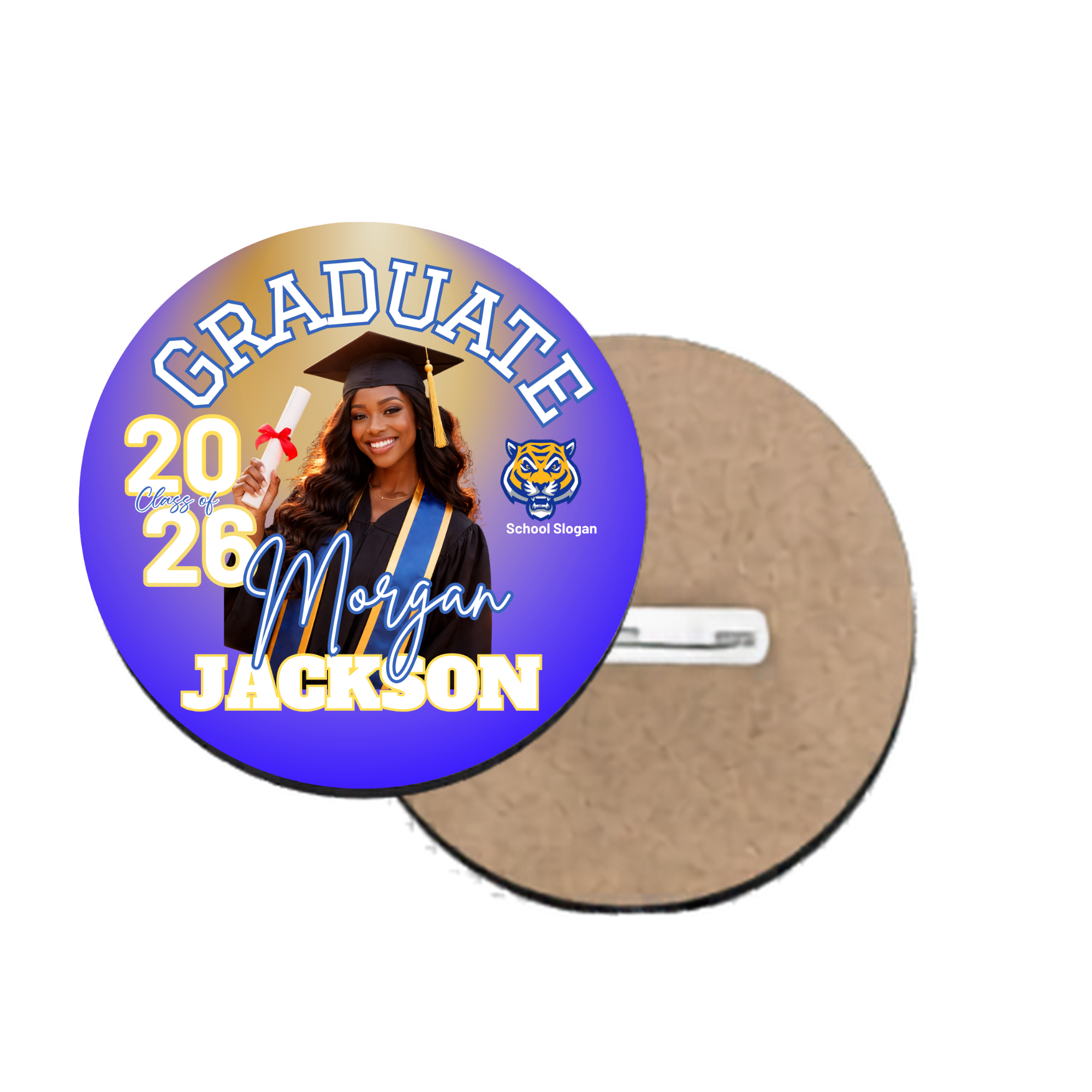 Graduation Button Pins