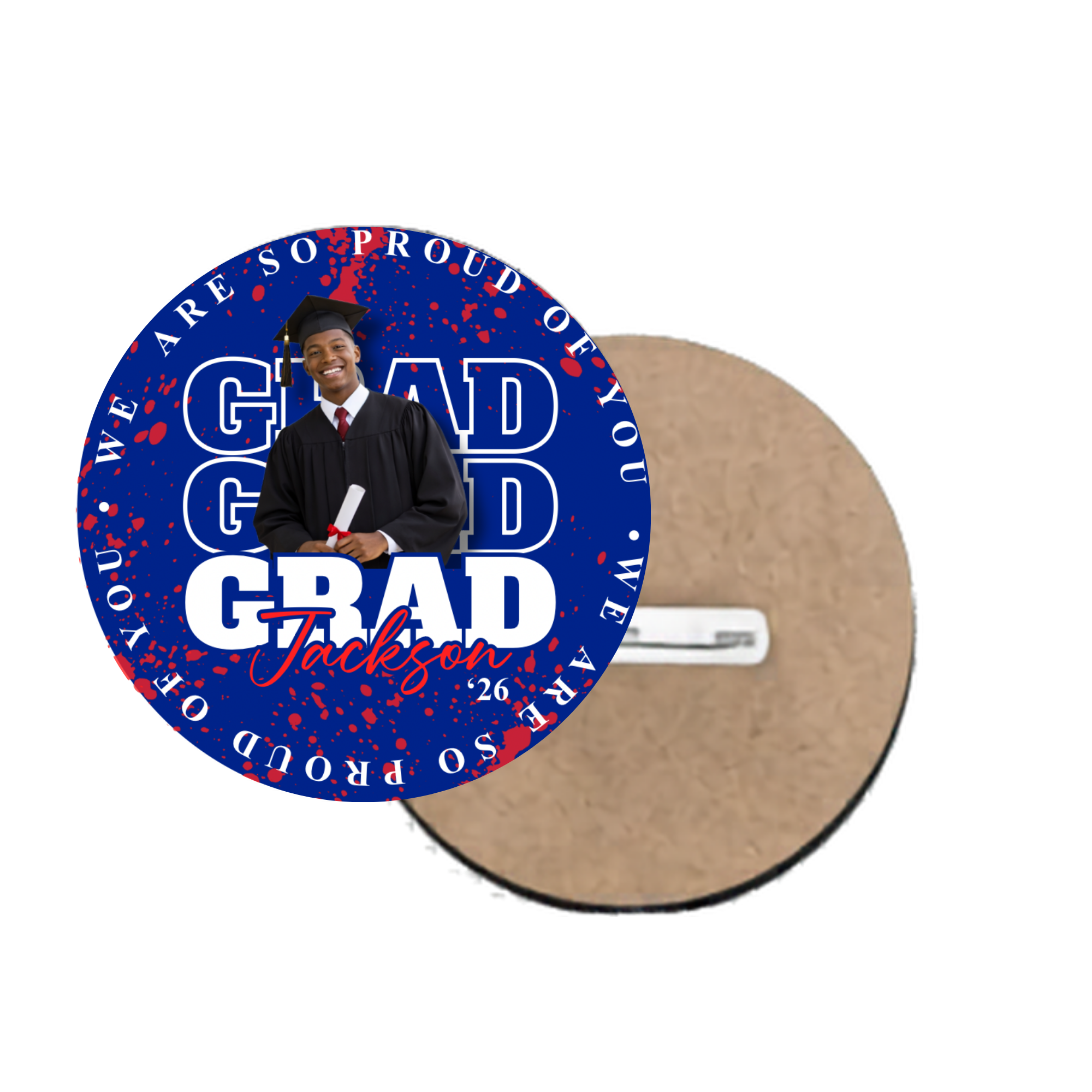 Graduation Button Pins