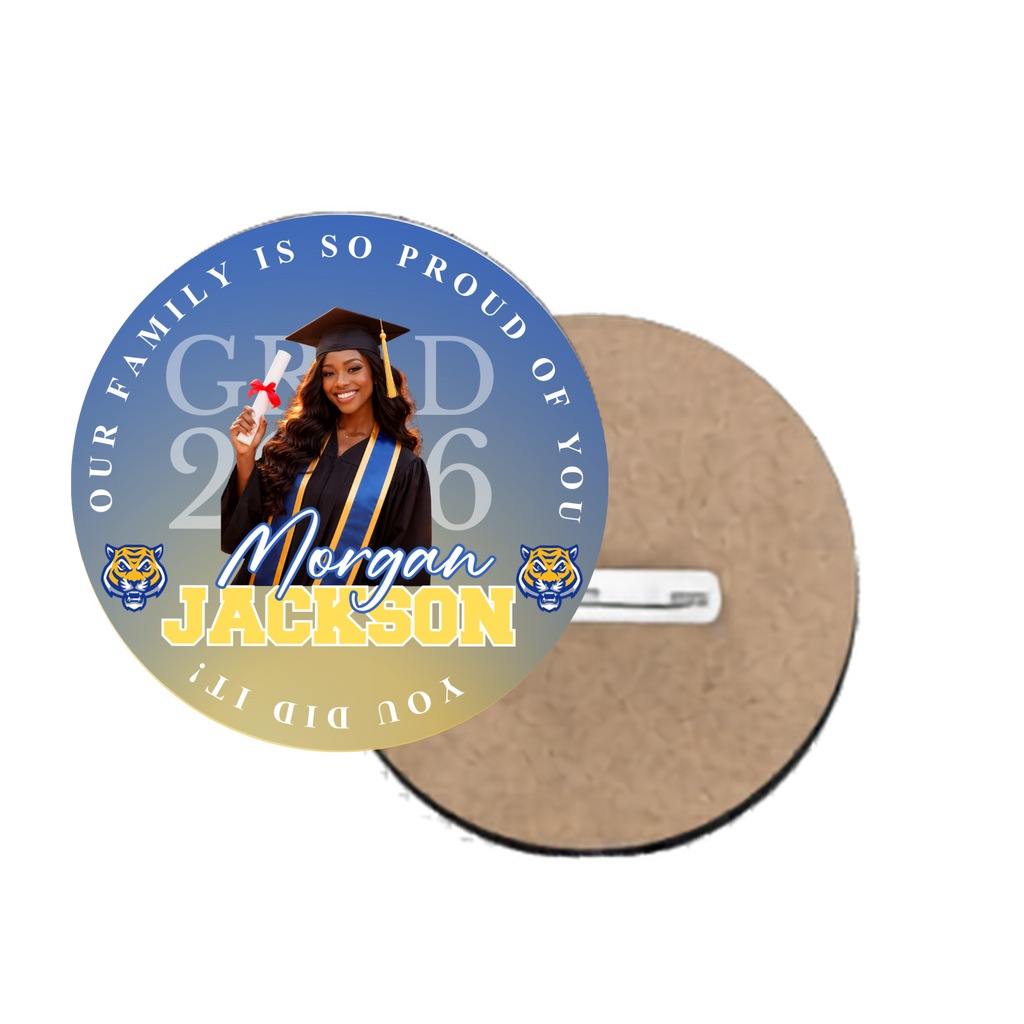 Graduation Button Pins
