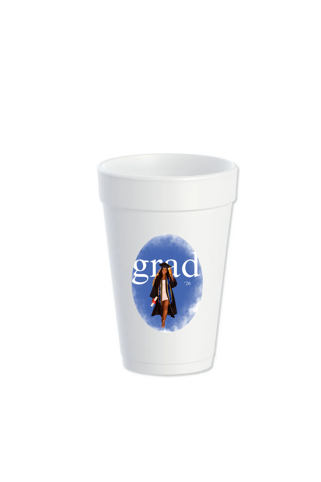 Grad Styrofoam Cups