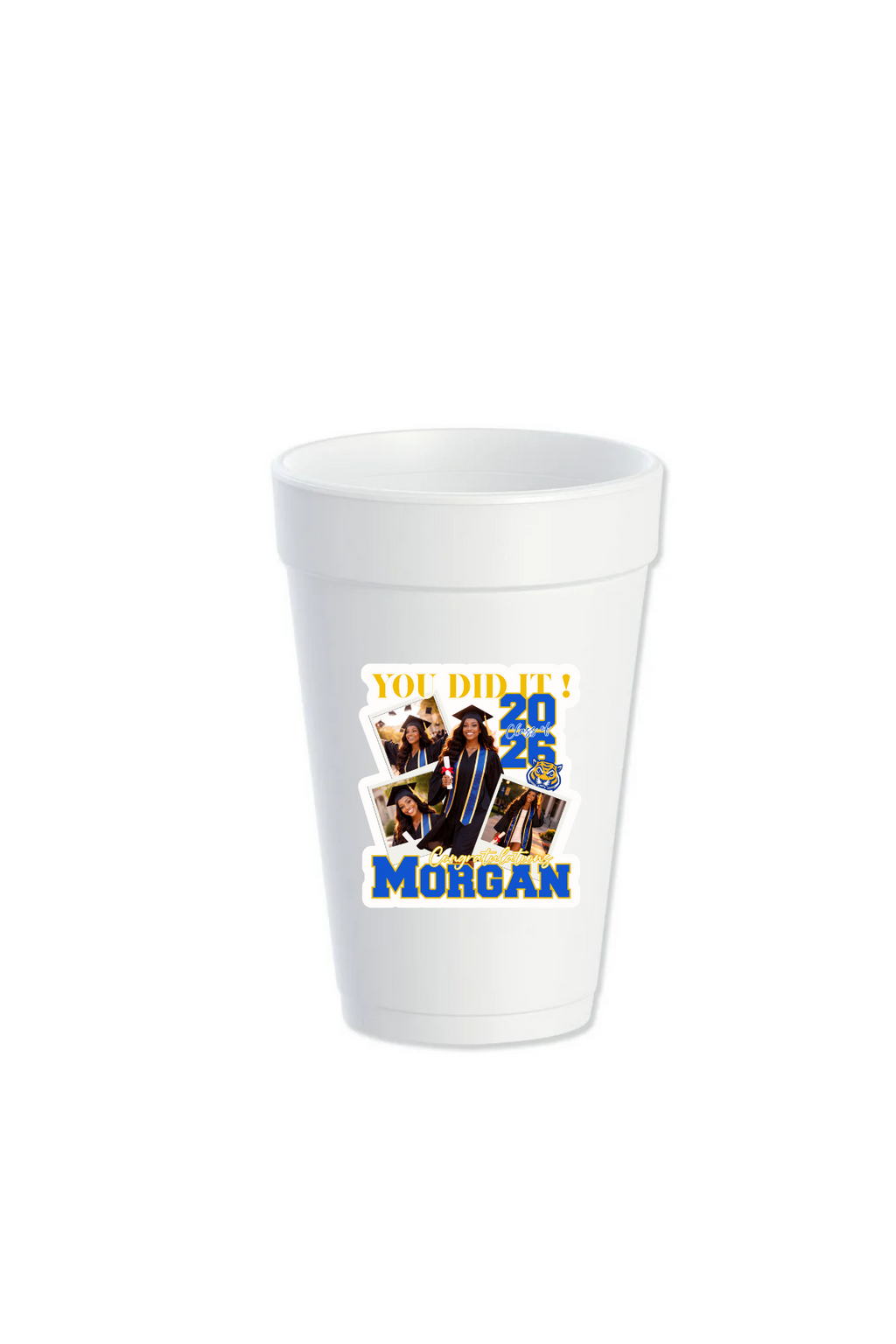 Grad Styrofoam Cups
