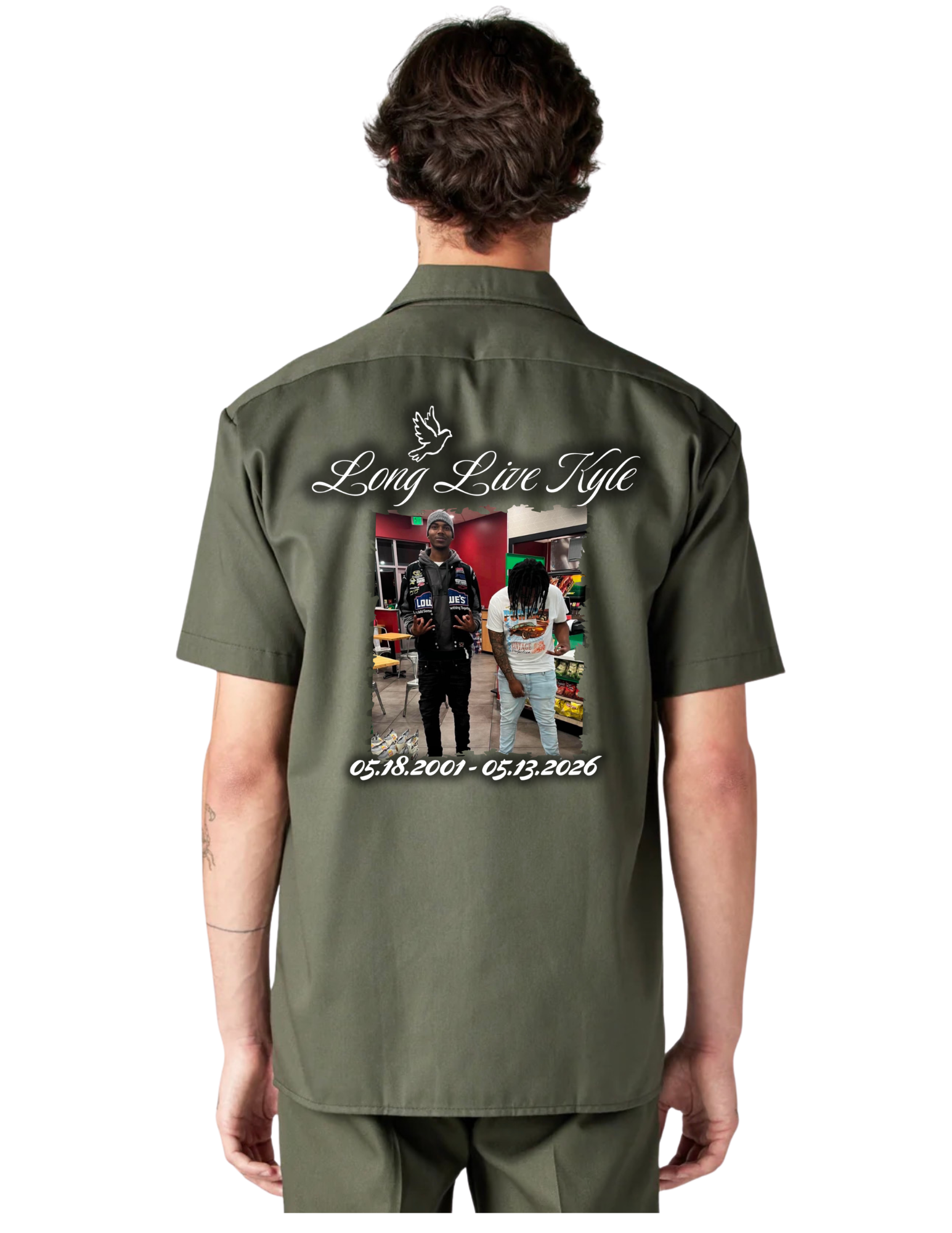 Custom Memorial Dickies Outfit